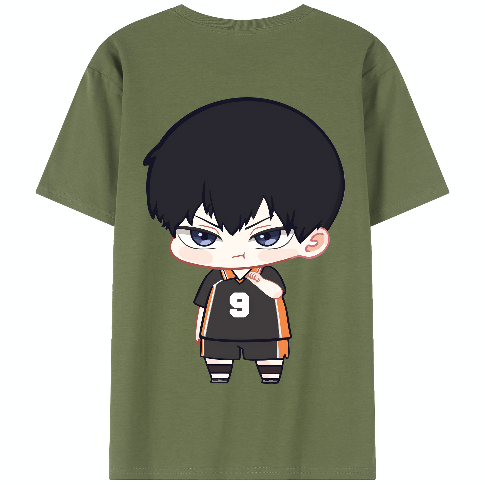 （画像用） ハイキュー!! Haikyu!! 綿100％半袖Tシャツ（背面プリント）
